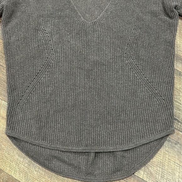 Express Brown with Gold Sparkles Cotton Sweater Size XS - Picture 12 of 13